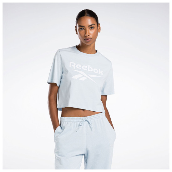 Reebok Γυναικεία κοντομάνικη μπλούζα RI Big Logo Crop Tee